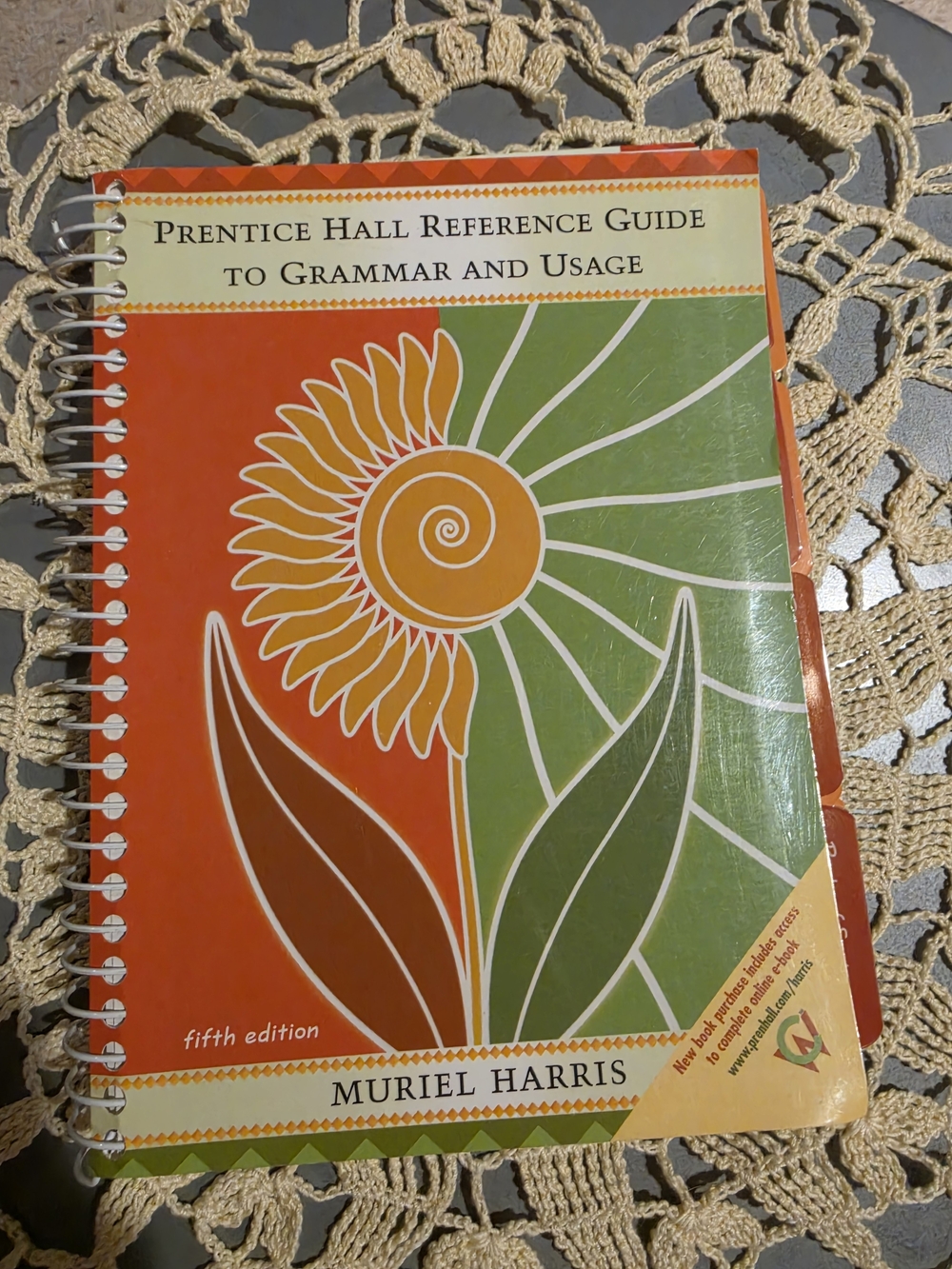 Prentice Hall Grammar & Usage Reference Guide - Colorful Spiral Book